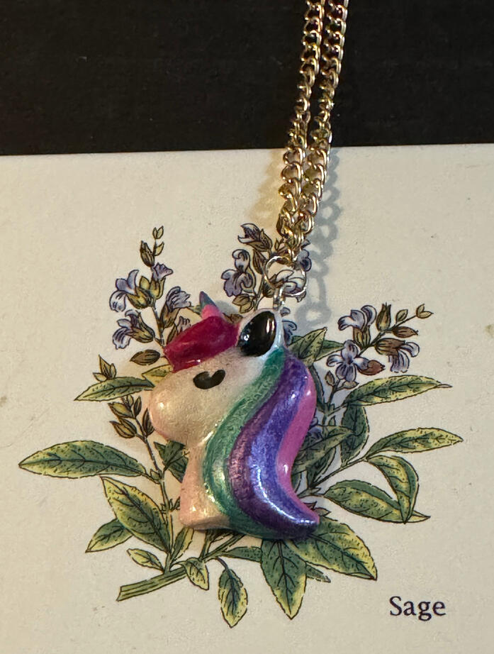 Polymer Clay Rainbow Unicorn Polymer Clay Rainbow Unicorn