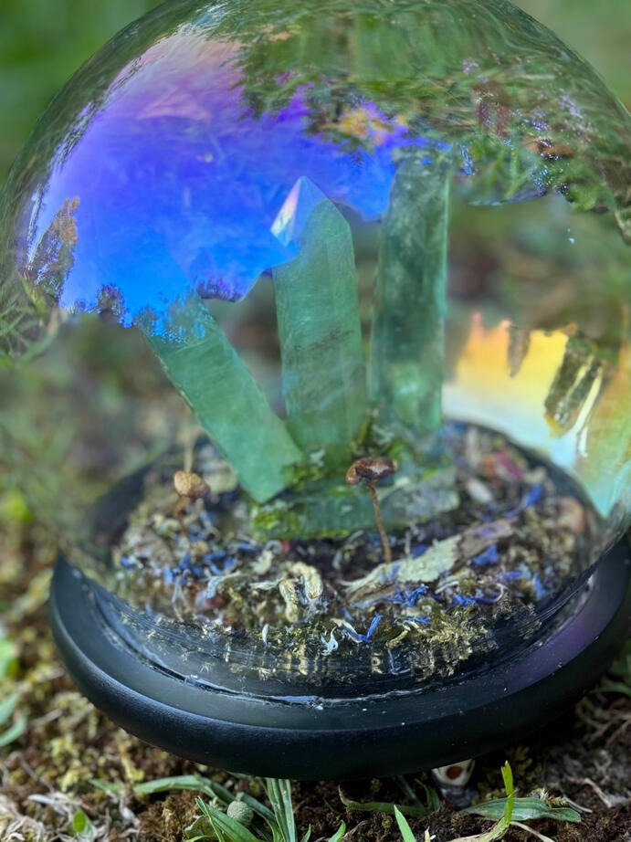 Magic crystal witch orb nightlight / prop
