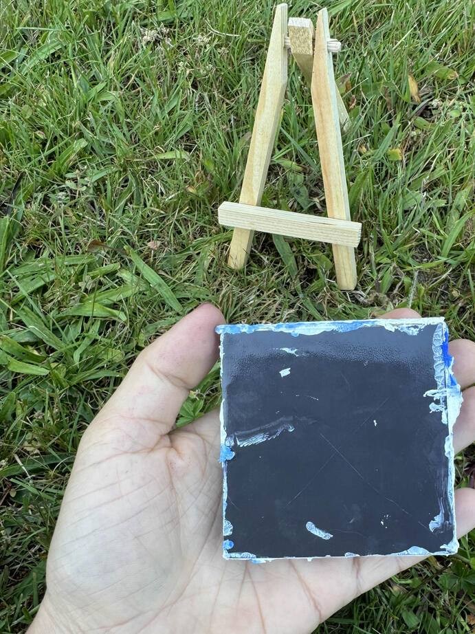 Mini 3d ocean painting with magnetic back