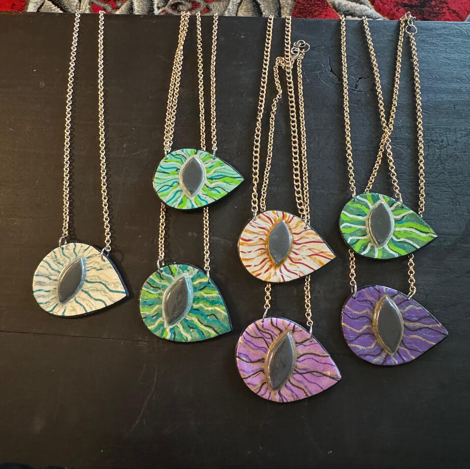 Dragon eyes necklace